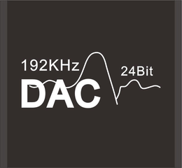 DAC 192KHZ 24 BIT trademark