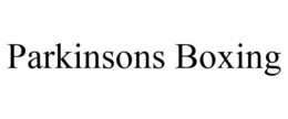 PARKINSONS BOXING trademark