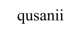 QUSANII trademark