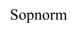 SOPNORM trademark
