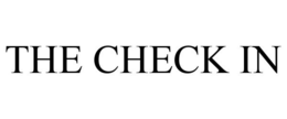 THE CHECK IN trademark