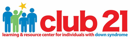 CLUB 21 LEARNING & RESOURCE CENTER FOR INDIVIDUALS WITH DOWN SYNDROME trademark