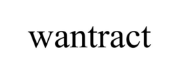 WANTRACT trademark