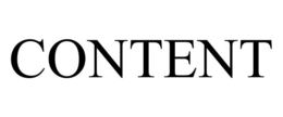 CONTENT trademark