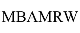 MBAMRW trademark