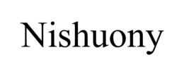 NISHUONY trademark