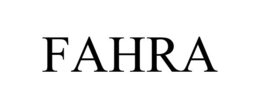 FAHRA trademark