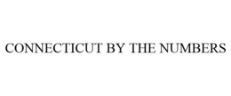 CONNECTICUT BY THE NUMBERS trademark