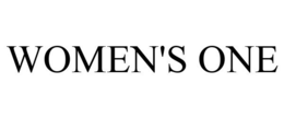 WOMEN'S ONE trademark