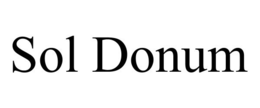 SOL DONUM trademark