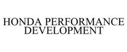 HONDA PERFORMANCE DEVELOPMENT trademark