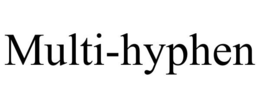 MULTI-HYPHEN trademark