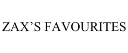 ZAX'S FAVOURITES trademark