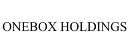 ONEBOX HOLDINGS trademark