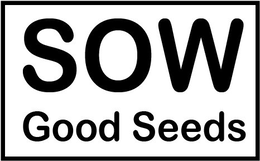 SOW GOOD SEEDS trademark
