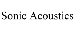 SONIC ACOUSTICS trademark