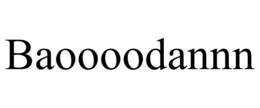 BAOOOODANNN trademark