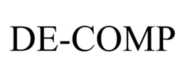 DE-COMP trademark