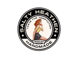 SALTY HEATHEN HANDMADE INFUSED SALT TASTE THE TEMPTATION trademark