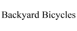 BACKYARD BICYCLES trademark