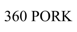 360 PORK trademark