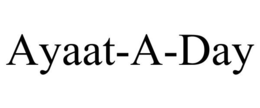 AYAAT-A-DAY trademark