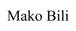 MAKO BILI trademark