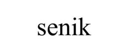 SENIK trademark