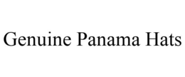 GENUINE PANAMA HATS trademark
