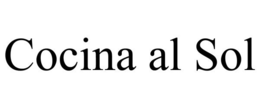 COCINA AL SOL trademark