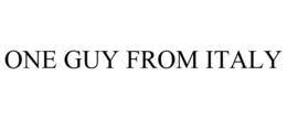 ONE GUY FROM ITALY trademark