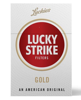 LUCKIES LUCKY STRIKE FILTERS GOLD AN AMERICAN ORIGINAL trademark