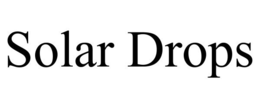 SOLAR DROPS trademark