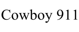 COWBOY 911 trademark
