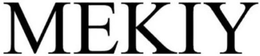 MEKIY trademark