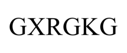 GXRGKG trademark