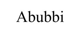 ABUBBI trademark