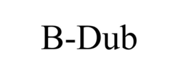 B-DUB trademark