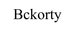 BCKORTY trademark