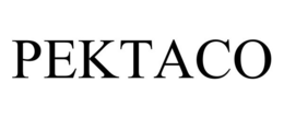 PEKTACO trademark