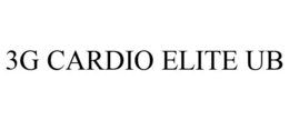 3G CARDIO ELITE UB trademark