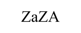 ZAZA trademark
