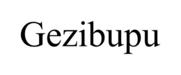 GEZIBUPU trademark