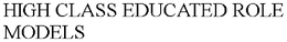 HIGH CLASS EDUCATED ROLE MODELS trademark