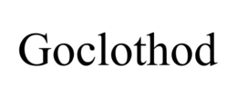 GOCLOTHOD trademark