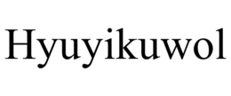 HYUYIKUWOL trademark