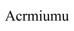 ACRMIUMU trademark