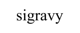 SIGRAVY trademark