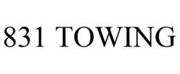 831 TOWING trademark