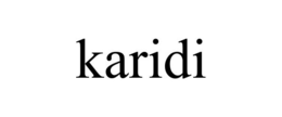 KARIDI trademark